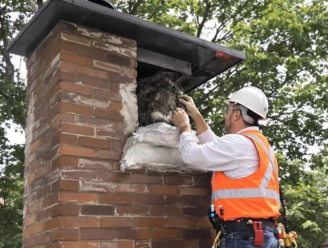 Humane removal of debris and animals by Hilton Head Island Chimney Sweep in Hilton Head Island, SC