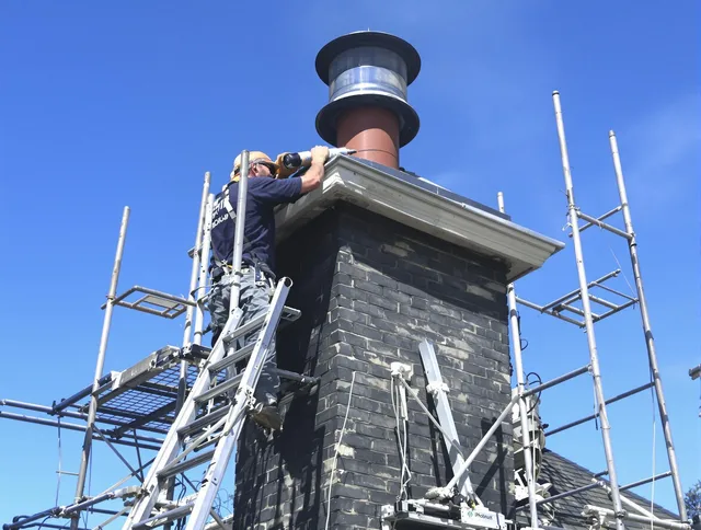 Sturdy chimney crown finished by Hilton Head Island Chimney Sweep in Hilton Head Island, SC