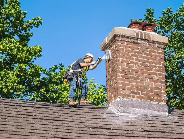 Hilton Head Island Chimney Sweep performing an inspection with advanced tools in Hilton Head Island, SC