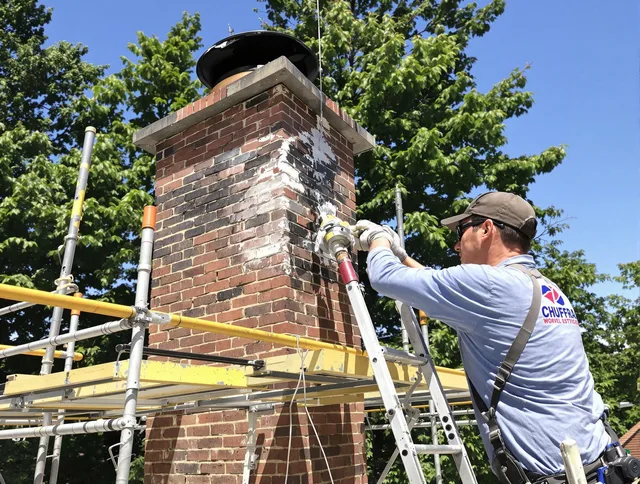 Structural chimney repair by Hilton Head Island Chimney Sweep in Hilton Head Island, SC