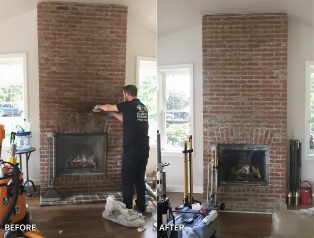 Finished chimney sweeping service by Hilton Head Island Chimney Sweep in Hilton Head Island, SC