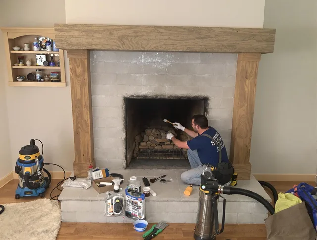 Detailed creosote removal process by Hilton Head Island Chimney Sweep in Hilton Head Island, SC