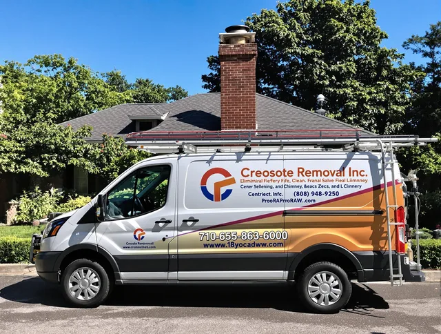 Hilton Head Island Chimney Sweep technician removing creosote safely in Hilton Head Island, SC