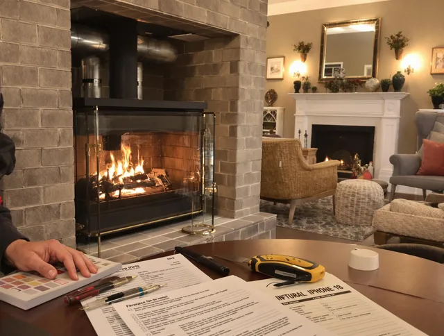 Hilton Head Island Chimney Sweep verifying fireplace safety measures in Hilton Head Island, SC