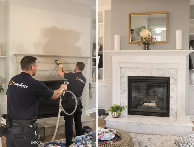 Professional soot removal by Hilton Head Island Chimney Sweep team in Hilton Head Island, SC